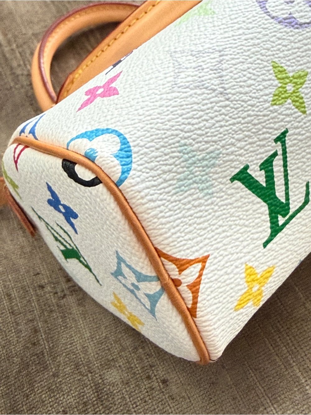 ✨ PRISTINE ✨💯% Authentic Louis Vuitton Multicolor Monogram Nano Speedy - Picture 8 of 12